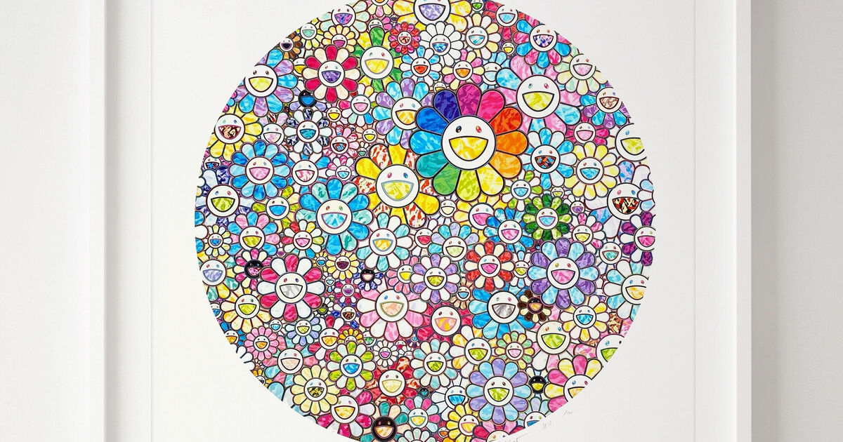 Murakami Ripple Color Takashi Murakami's magical archival pigment prints | Artsy