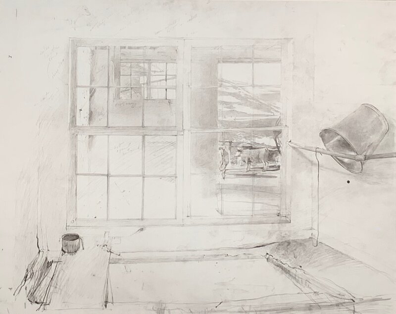 Andrew Wyeth | Spring Fed II Study 1967 (1976) | Available for Sale | Artsy