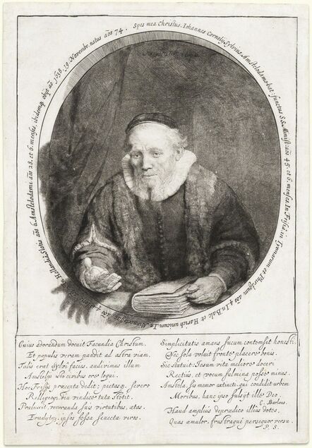 Rembrandt van Rijn, ‘Jan Cornelis Sylvius, Preacher’, 1646