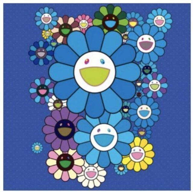 Takashi Murakami | FLOWERS BLUE VELVET (2016) | Available ...