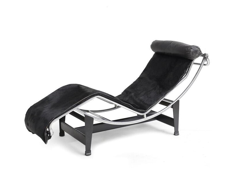 Vintage lounge chair lc4 by Le Corbusier, Pierre Janneret and Charlotte  Perriand for Cassina, 1970