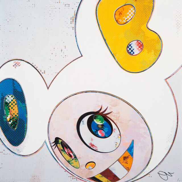 Takashi Murakami Superflat Monogram (lemon) (Signed Print) 2003