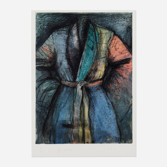 Jim Dine Robe In France 1986 Artsy jim-dine-robe-in-france-1986-artsy