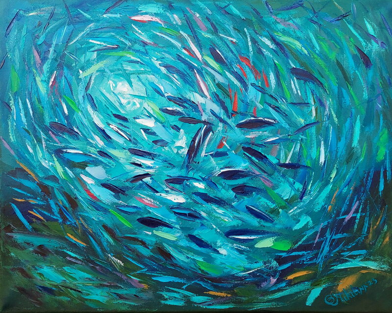 Abstract Ocean Fish Abstract Fish Paintings By Famous Artists