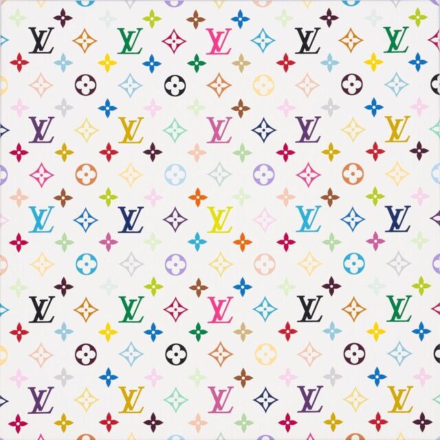 Takashi Murakami x Louis Vuitton White Monogram Multicolore Rift  QJB0XRDSWB005