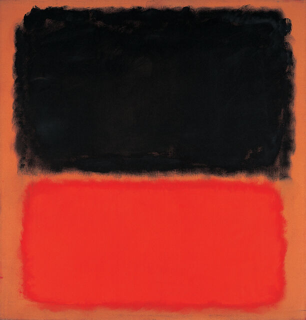 Mark Rothko Untitled Black And Orange On Red 1962 Artsy