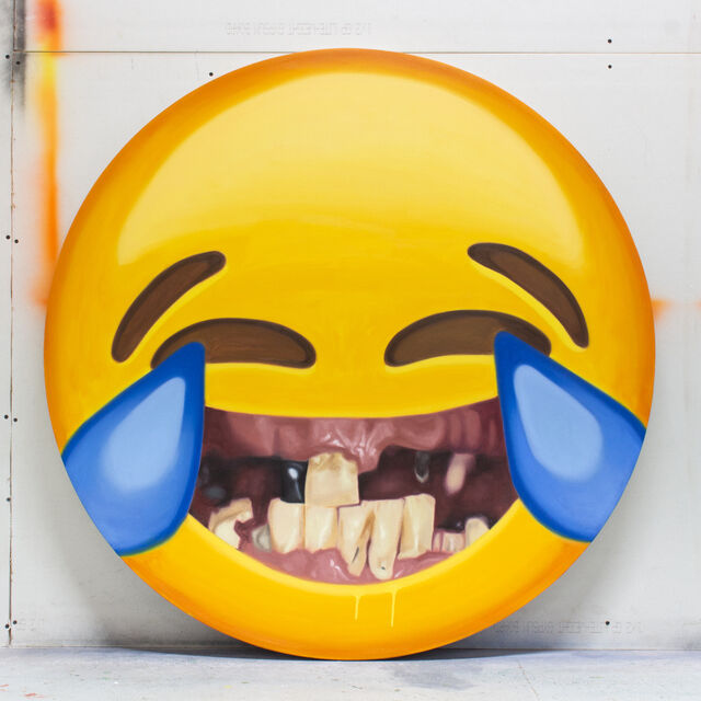 Crying Laughing Cursed Emoji