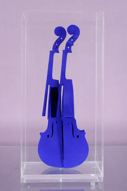 ▷ Violon Bleu by Maud Vantours, 2021, Sculpture