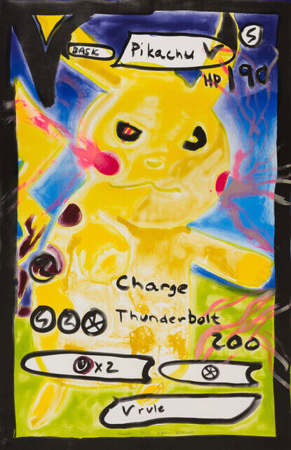 Katherine Bernhardt | Ditto from Pokemon Series (2022) | Available for Sale  | Artsy