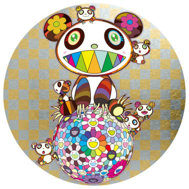 Takashi Murakami | PANDA AND PANDA CUBS AND FLOWER BALL (2019) | Available for Sale | Artsy