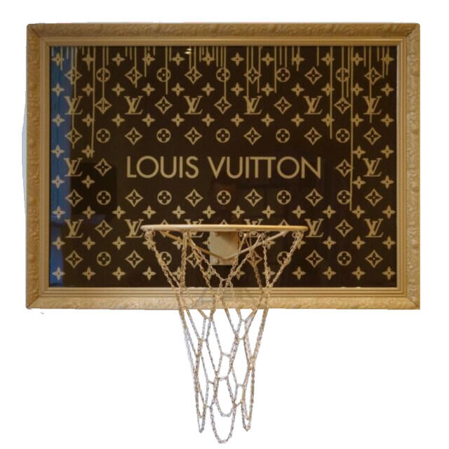 Louis Vuitton Framed Basketball Board, Scultura da Brother X