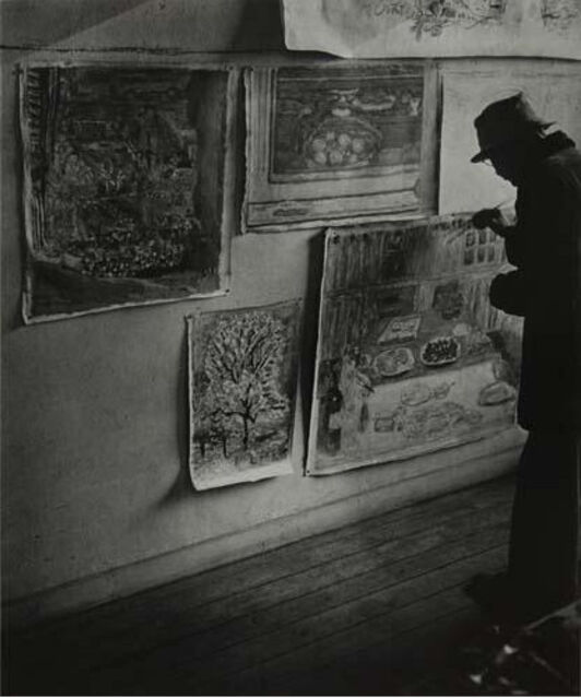 Bonnard Four Brassaï | Bonnard painting his last four paintings, 1946 (1946 ...