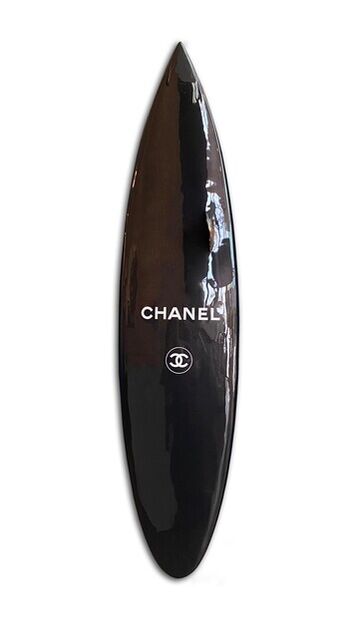 PLANCHE de surf CHANEL art de planche de surf Chanel imprimé