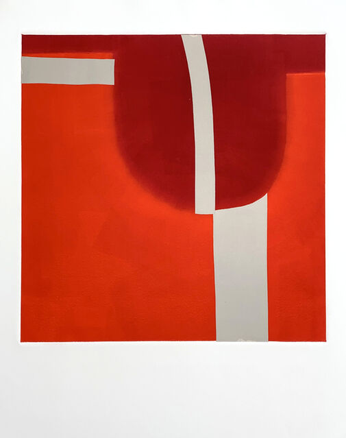 Wilma Fiori | Untitled, Red and Silver 1 (2002) | Available for Sale ...