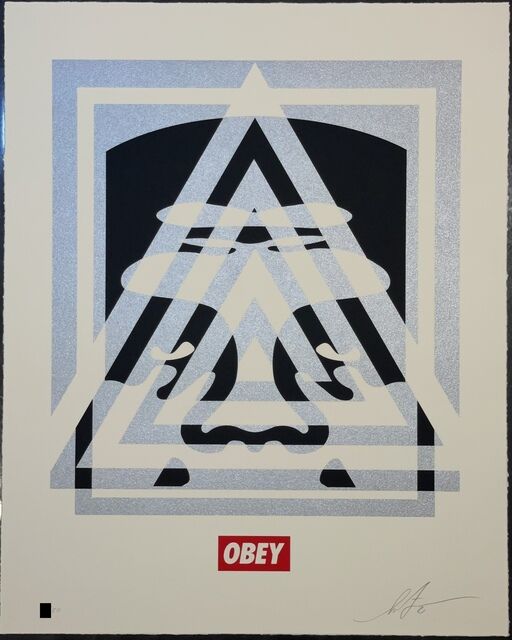 obey stencil print out