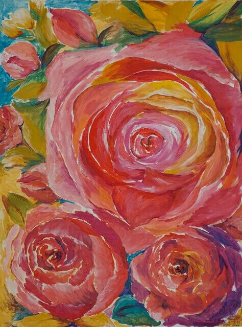Annabell Mozer | Abstract roses (2023) | Available for Sale | Artsy