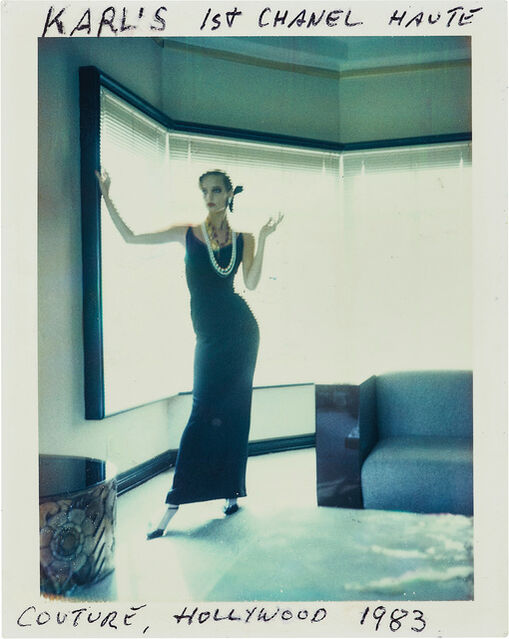 Helmut Newton, Karl Lagerfeld's 1st Chanel Haute Couture, Hollywood (1983)