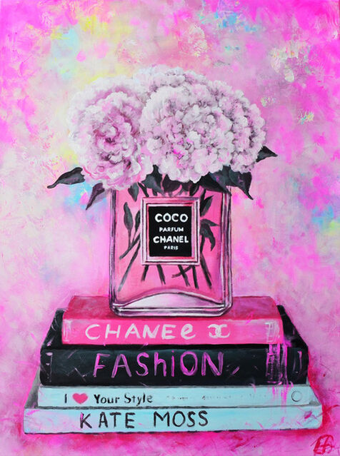 Angel Michael Art | Chanel. Floral, Perfume, Painting. Pink, Fashion,  Fashion Books, Pink Peony. (2019) | Available for Sale | Artsy