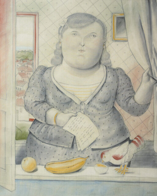 Pattern For Botero Fernando Botero | Woman (1997) | Available for Sale | Artsy