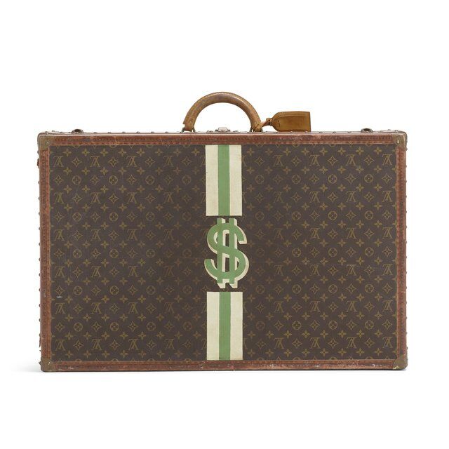 Sold at Auction: Louis Vuitton travel suitcase hand luggage, Cotteville 40,  vintage, 1990.