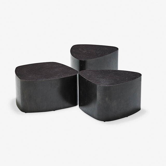 Stéphane Ducatteau | Set of three Galets tables, France (2015) | Artsy