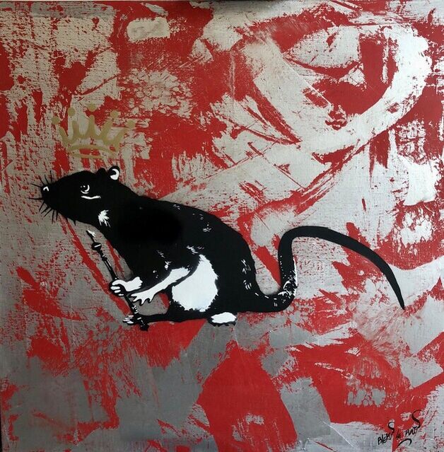 Black Rat King an Original Hand Painted King 