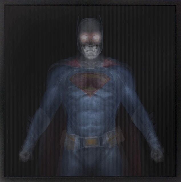 Nick Veasey Batman vs Superman In Colour (2021) Available for