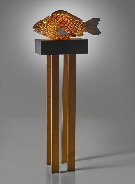 Sold at Auction: Frank Gehry (b. 1929); New City Editions, Rare Frank Gehry  Fish Lamp