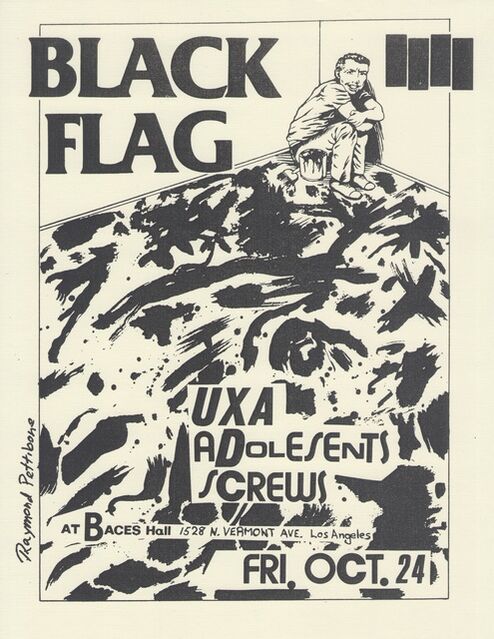 16 Black Flag Flyers by PETTIBON, Raymond and Black Flag, Search for rare  books