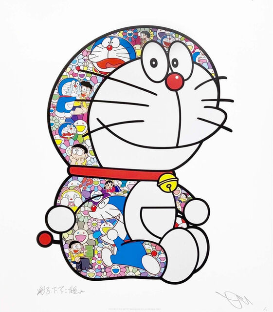 Takashi Murakami, Fujiko Fujio | Doraemon Sitting Up: “Yoo-hoo, Nobita!”  (2022) | Available for Sale | Artsy