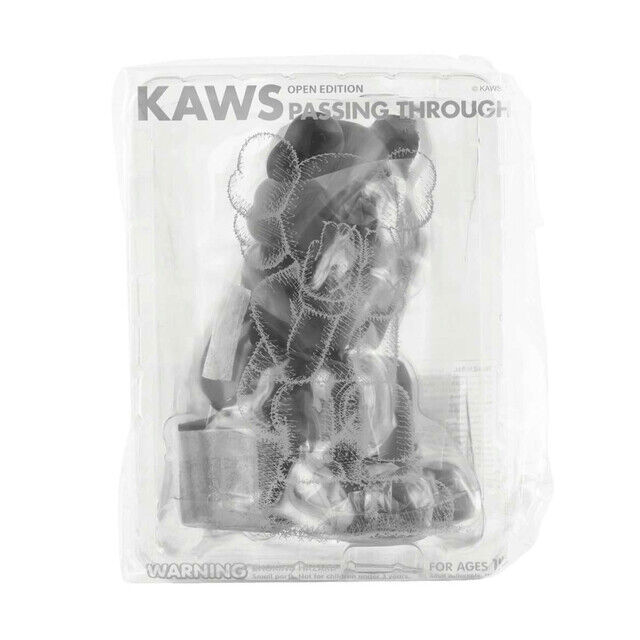KAWS Passing Through Vinyl Figure Black