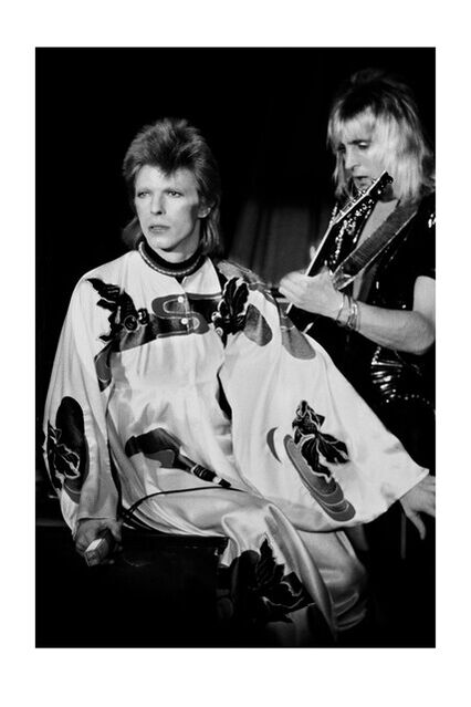 Steve Goldman | David Bowie with Mick Ronson -