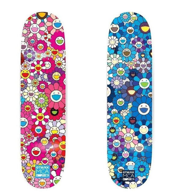 Takashi Murakami - Takashi Murakami Skateboard Decks set of 2 (Murakami  Flowers) For Sale at 1stDibs