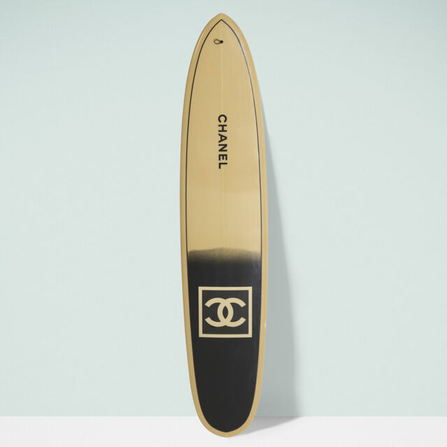 Philippe Barland x Chanel Limited Edition Blue Carbon Surfboard  Q6HCZVIKBB002