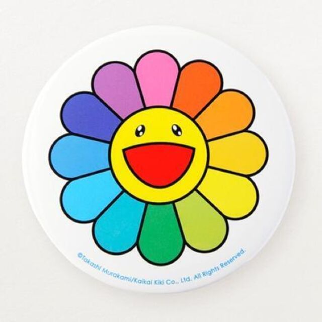 Takashi Murakami Takashi Murakami Rainbow Flower Badge KaiKai