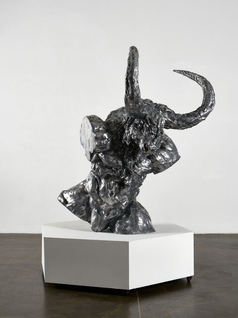 Picasso Bronze Bull Statue Abstract