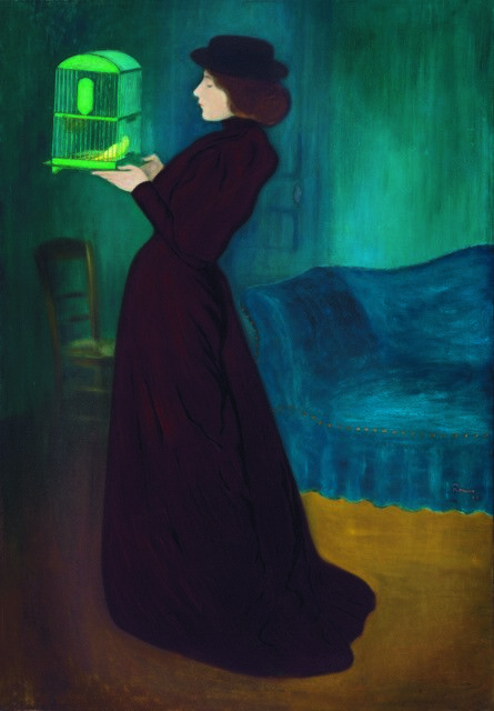 József Rippl-Rónai | Femme à la cage (1892) | Artsy