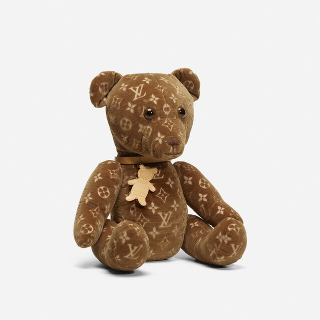 New Louis Vuitton For UNICEF DouDou Mini Teddy Bear Watercolors