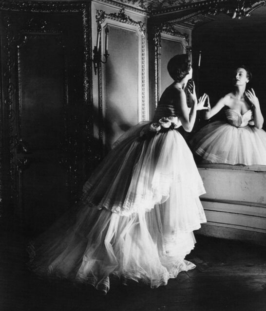 Louise Dahl-Wolfe | Dior Ballgown (1950) | Artsy
