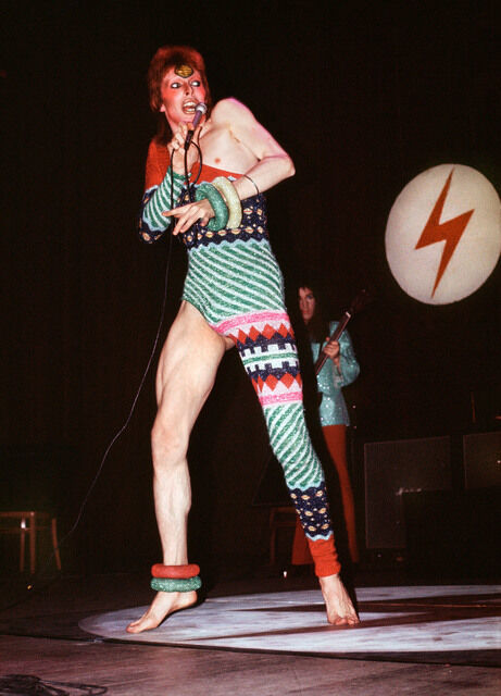 Mick Rock | Bowie in Kansai Yamamoto Leotard (1973) | Available for ...
