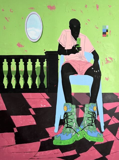 Adesola Yusuf | Browsing the web (2022) | Available for Sale | Artsy