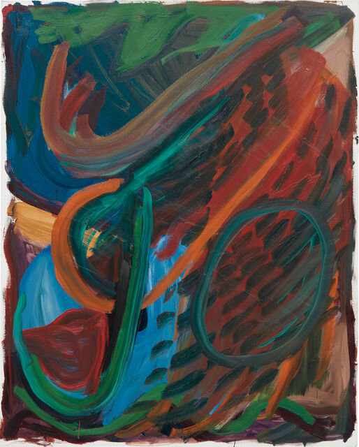 Josh Smith (b. 1976). Untitled, 2013. Oil on panel. 63 x 48 inches