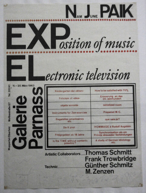Nam June Paik   Exposition of Music – Electronic Television