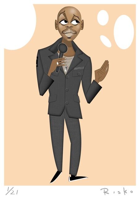 Robert Risko | Dave Chapelle (2019) | Available for Sale | Artsy