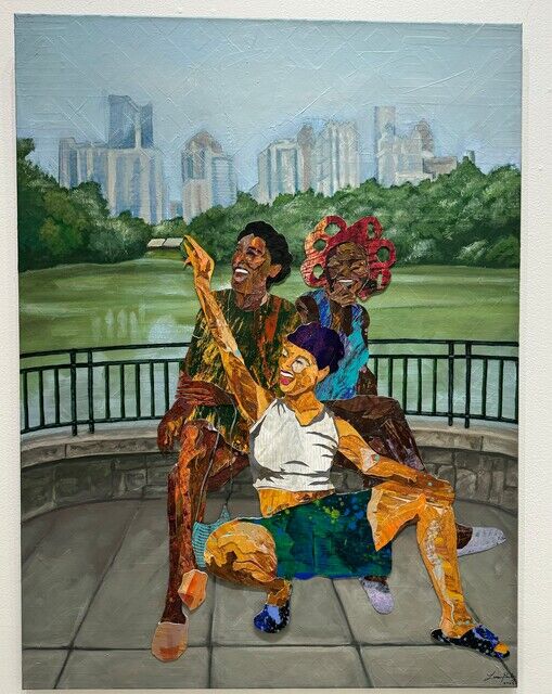 Lamar Bailey Chillin in Da City (2024) Artsy