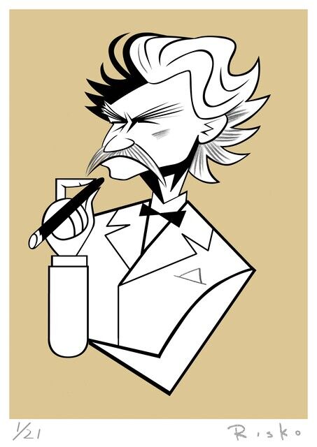Robert Risko | Mark Twain (1998) | Available for Sale | Artsy