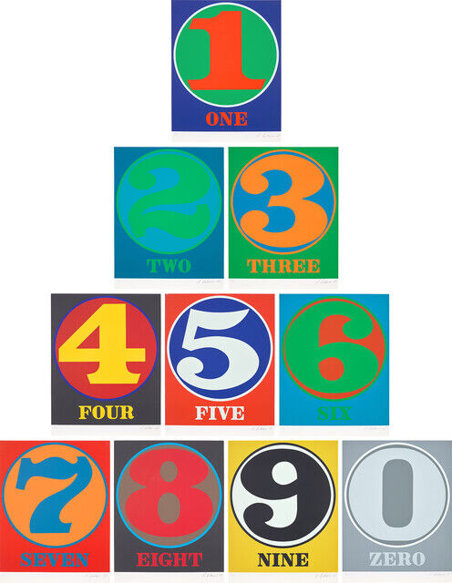 Robert Numbers Robert Indiana | Numbers (S. 46-55) (1968) | Artsy
