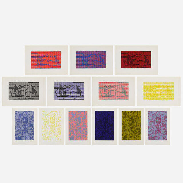 After Roy Lichtenstein | Cathedral and Haystacks sample portfolio ...