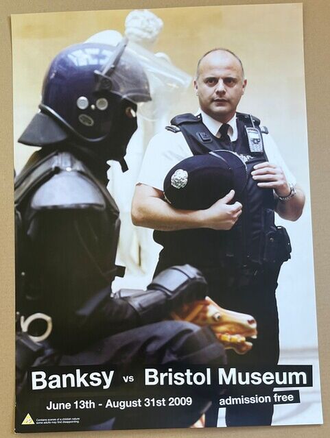 Banksy | Banksy – ‘Banksy vs Bristol Museum’ Riot Coppers (POW) (2009 ...