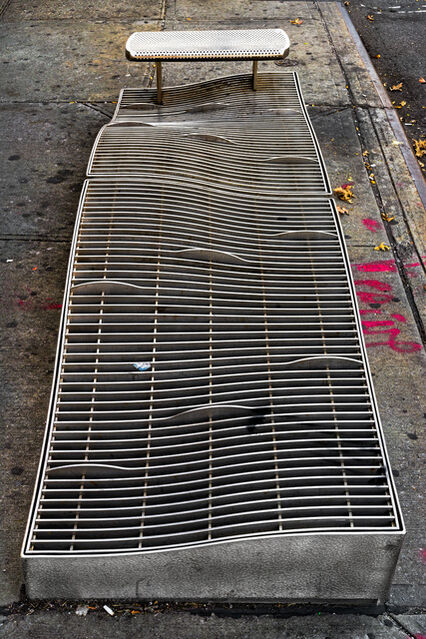 Homeless Proof Bench David Stock | Anti-Homeless Bench (2021) | Available for Sale | Artsy